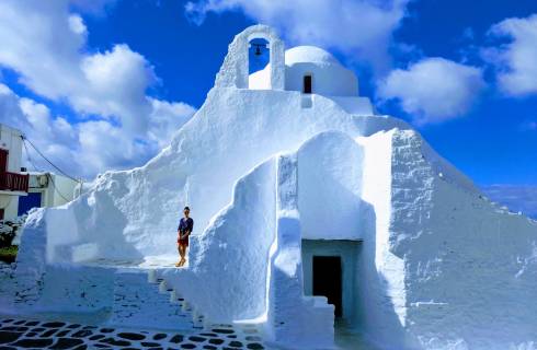 Doporučujeme! Řecko - levné letenky Mykonos z Vídně (zpáteční) od 923,- Kč