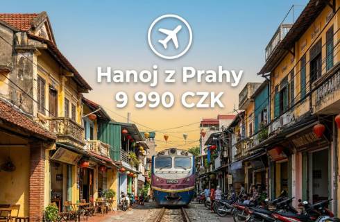 Etihad Airways ✈ Vietnam - Tip na rezervací obousměrné akční letenky do Hanoje z Prahy 9 990 Kč