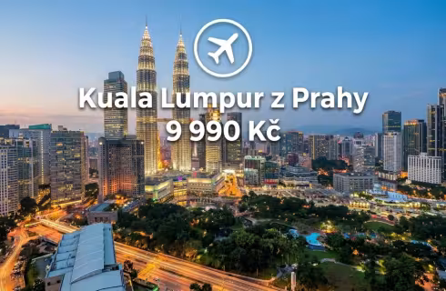 Etihad Airways ✈ Malajsie - Tip na rezervaci zpáteční akční letenky do Kuala Lumpur z Prahy 9 990 Kč