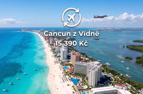 Turkish Airlines ✈ Mexiko - Tip na rezervaci obousměrné akční letenky do Cancunu z Vídně 15 390 Kč