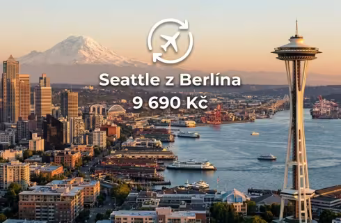 Aer Lingus ✈ USA - Tip na rezervaci obousměrné levné letenky do Seattle z Berlína 9 690 Kč