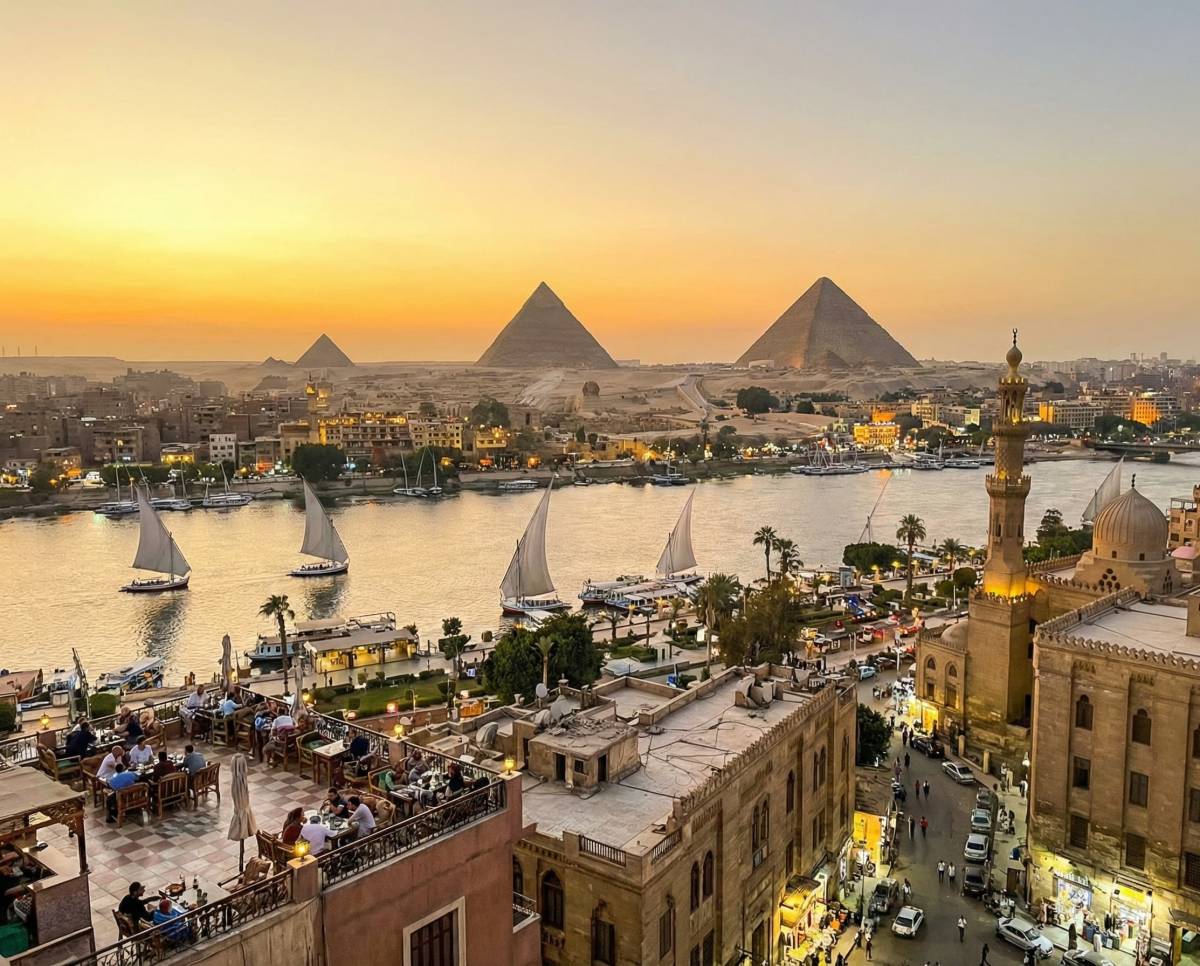 Austrian Airlines ✈ Egypt - Tip na rezervaci zpáteční akční letenky do Káhiry z Prahy 5 590 Kč