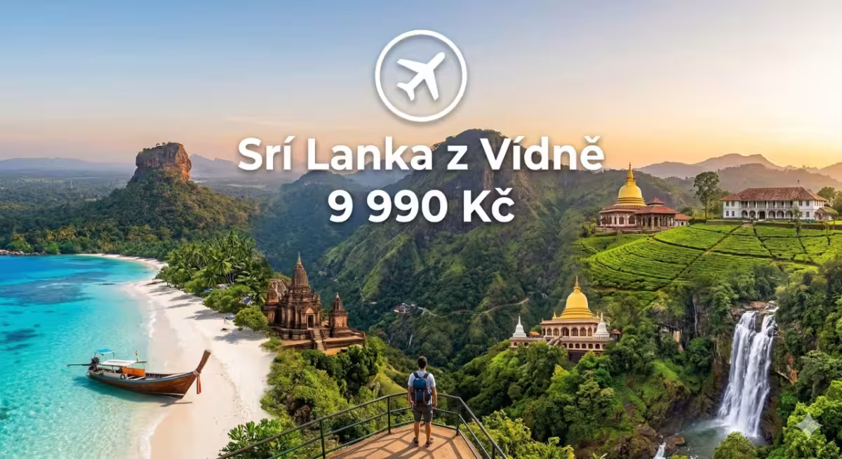 Etihad Airways ✈ Srí Lanka - Tip na rezervaci obousměrné akční letenky do Colomba z Vídně 9 990 Kč