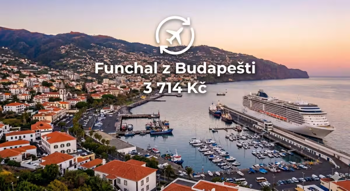Wizz Air ✈ Portugalsko - Madeira - Tip na rezervaci zpáteční levné letenky do Funchal z Budapešti od 3 714 Kč