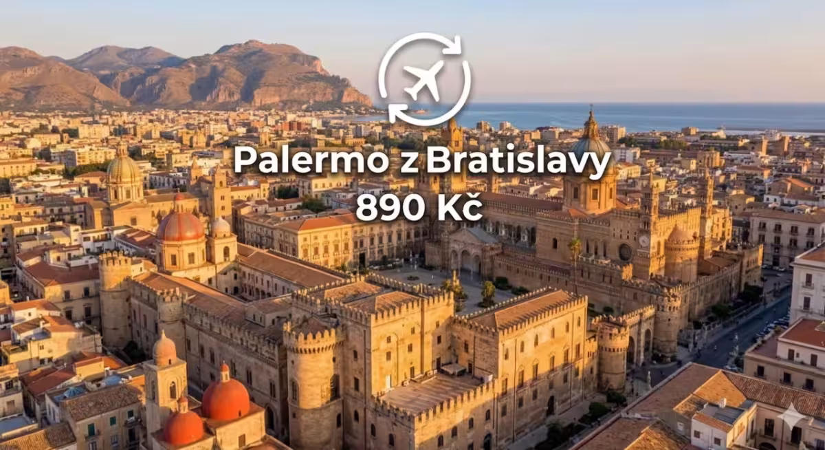 Wizz Air ✈ Itálie - Sicílie - Tip na rezervaci zpáteční levné letenky Palermo z Bratislavy od 890 Kč